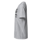 Plain Sport Grey t-shirt left side on a white background