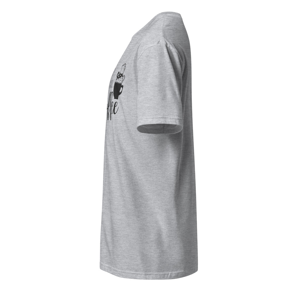 Plain Sport Grey t-shirt left side on a white background