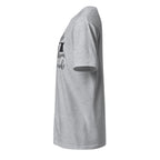 Plain Sport Grey t-shirt left side on a white background