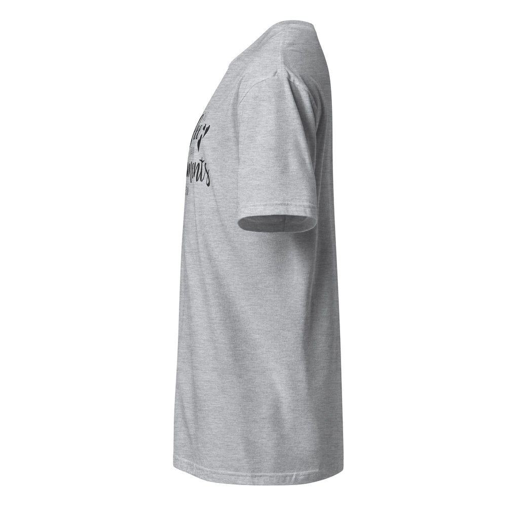 Sport Grey t-shirt left side on a white background