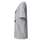 Plain Sport Grey t-shirt left side on a white background