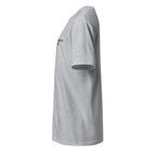 Plain Sport Grey t-shirt left side on a white background
