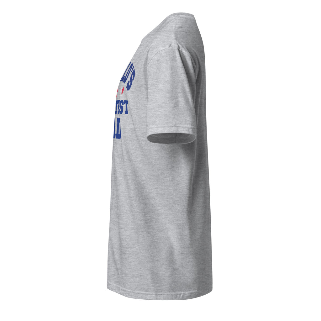 Sports Grey t-shirt left side on a white background