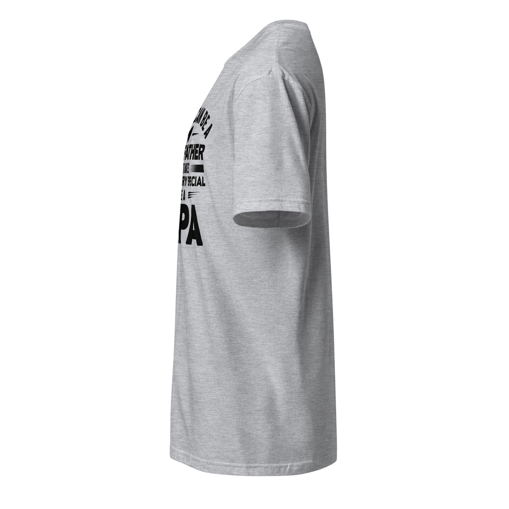 Sports Grey t-shirt left side on a white background