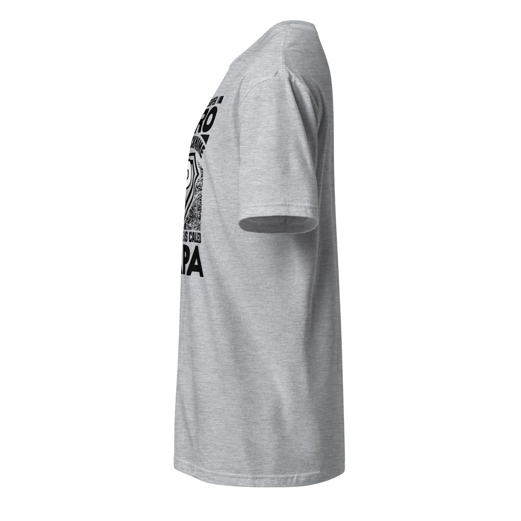 Sport Grey t-shirt left side on a white background