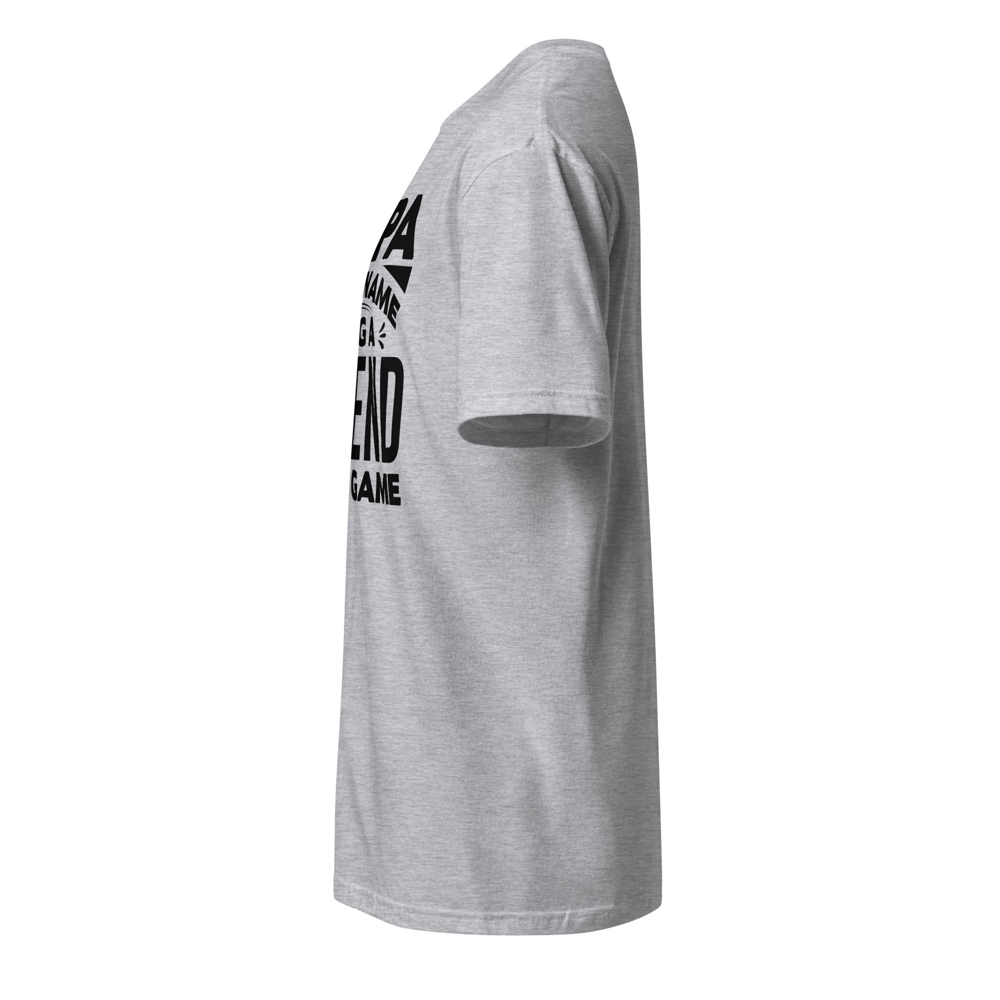 Sport Grey t-shirt left side on a white background