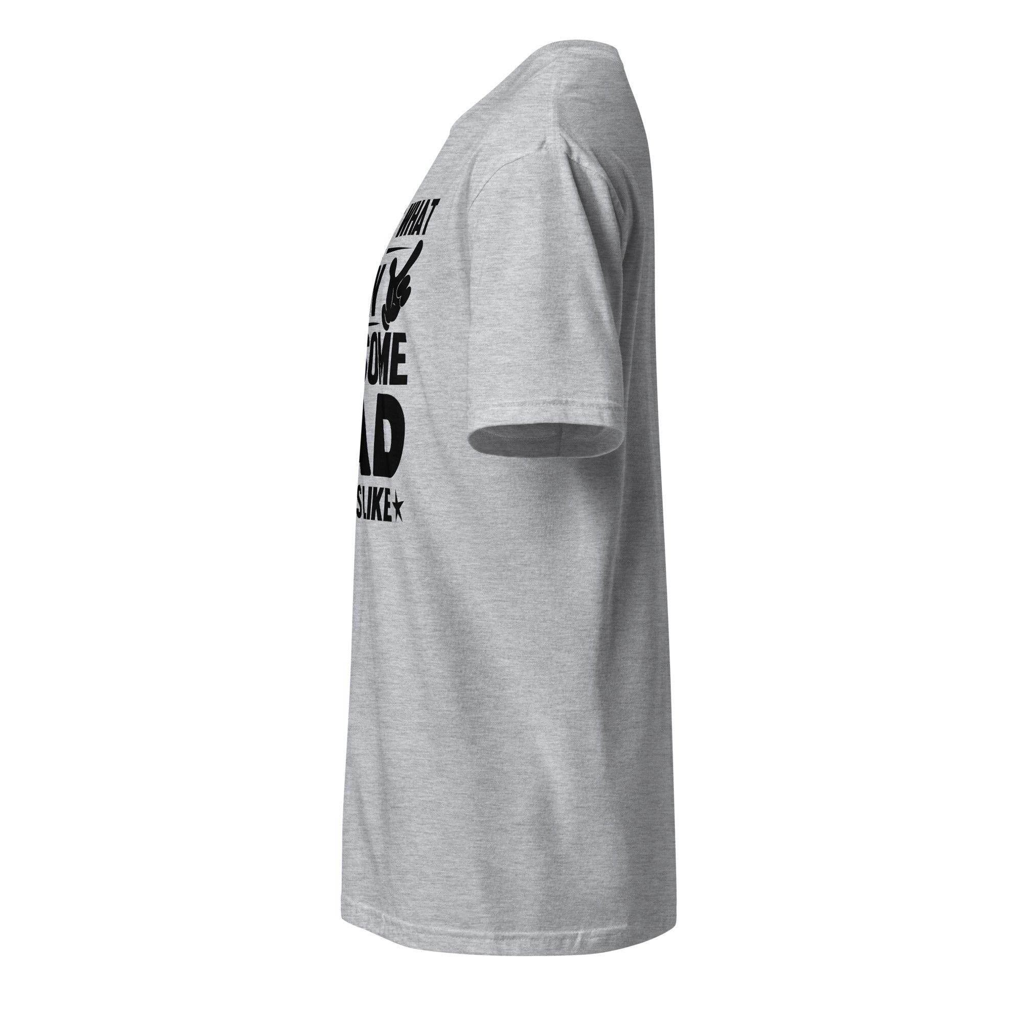Sport Grey t-shirt left side on a white background