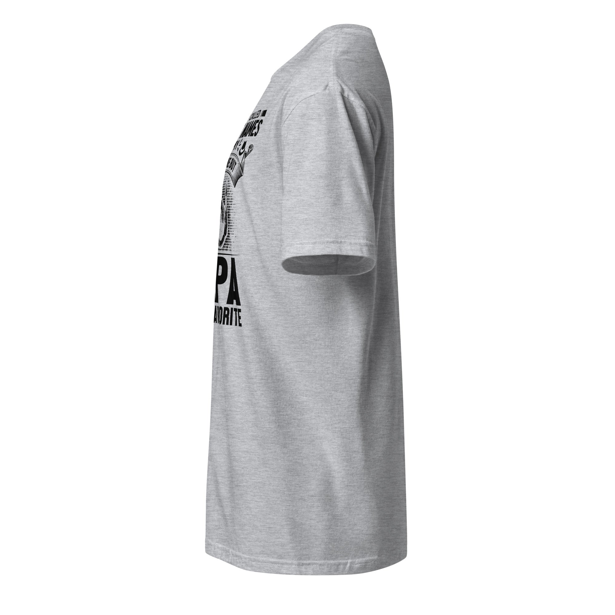 Sport Grey t-shirt left side on a white background