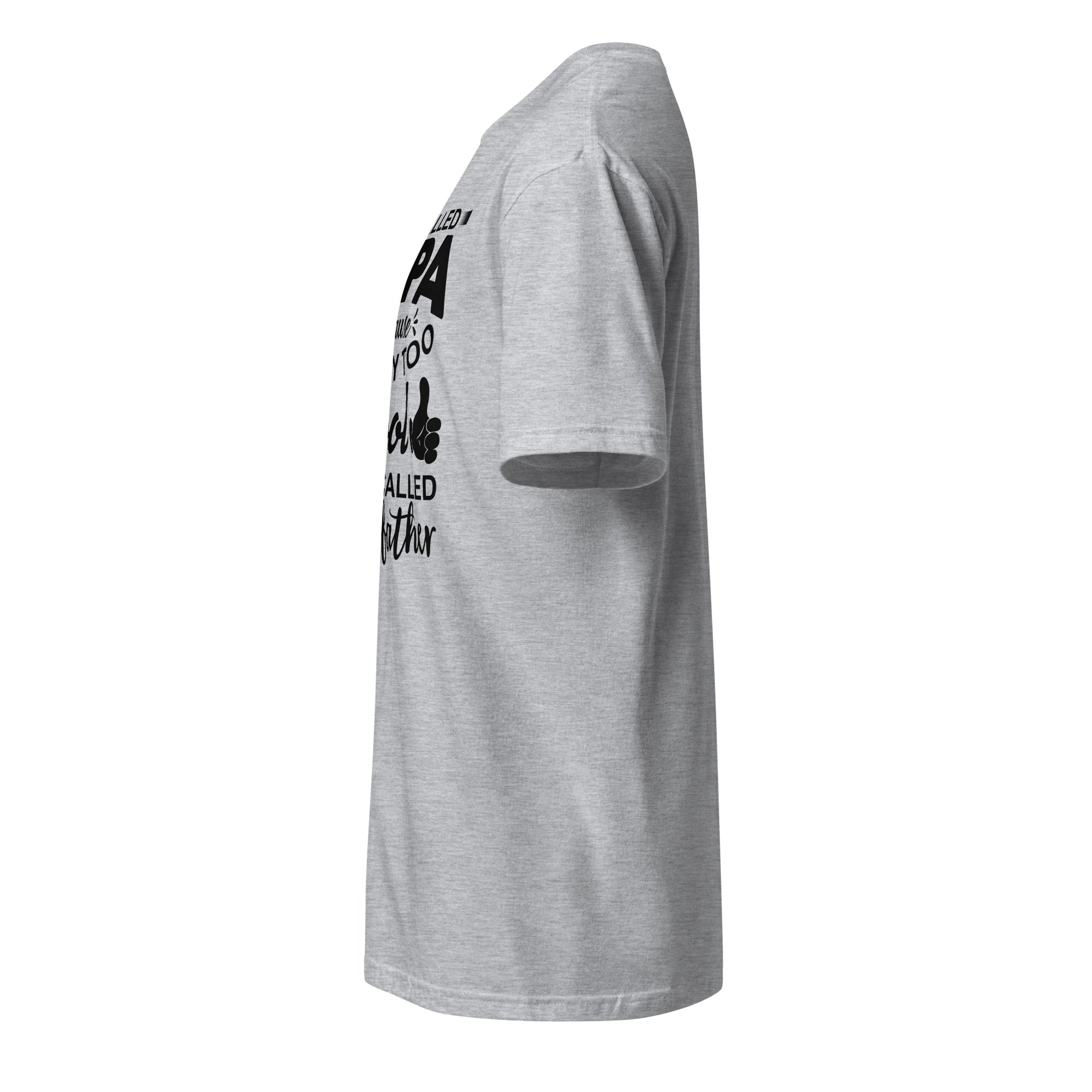 Sport Grey t-shirt left side on a white background