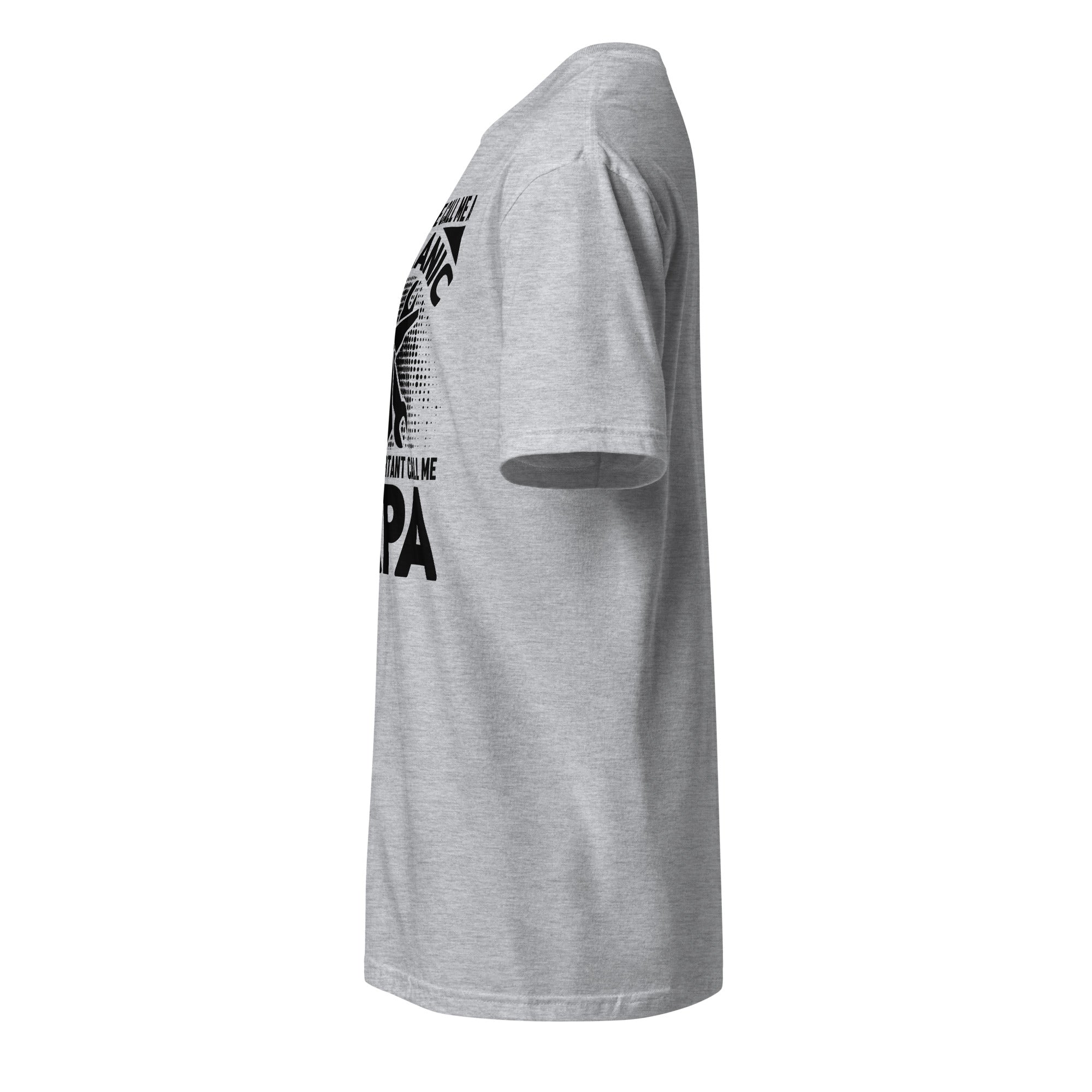 Sport Grey t-shirt left side on a white background