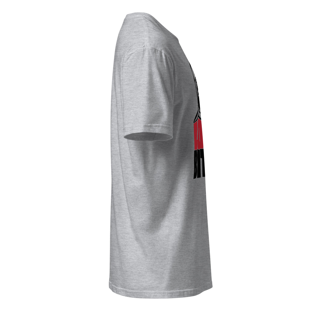  Plain Sports Grey t-shirt right side on a white background