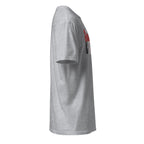 Plain Sport Grey t-shirt right side on a white background