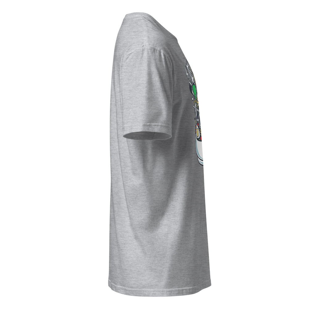 Sport Grey t-shirt right side on a white background