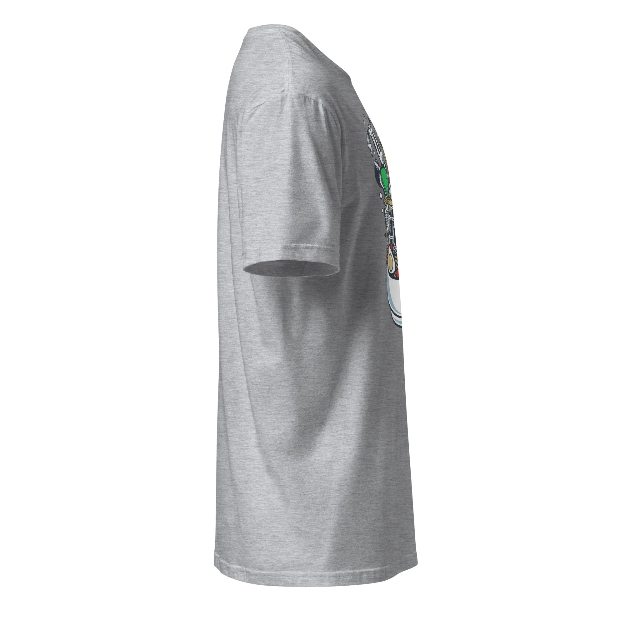 Sport Grey t-shirt right side on a white background