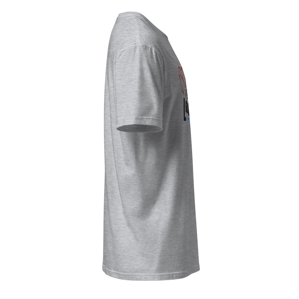 Sport Grey t-shirt right side on a white background