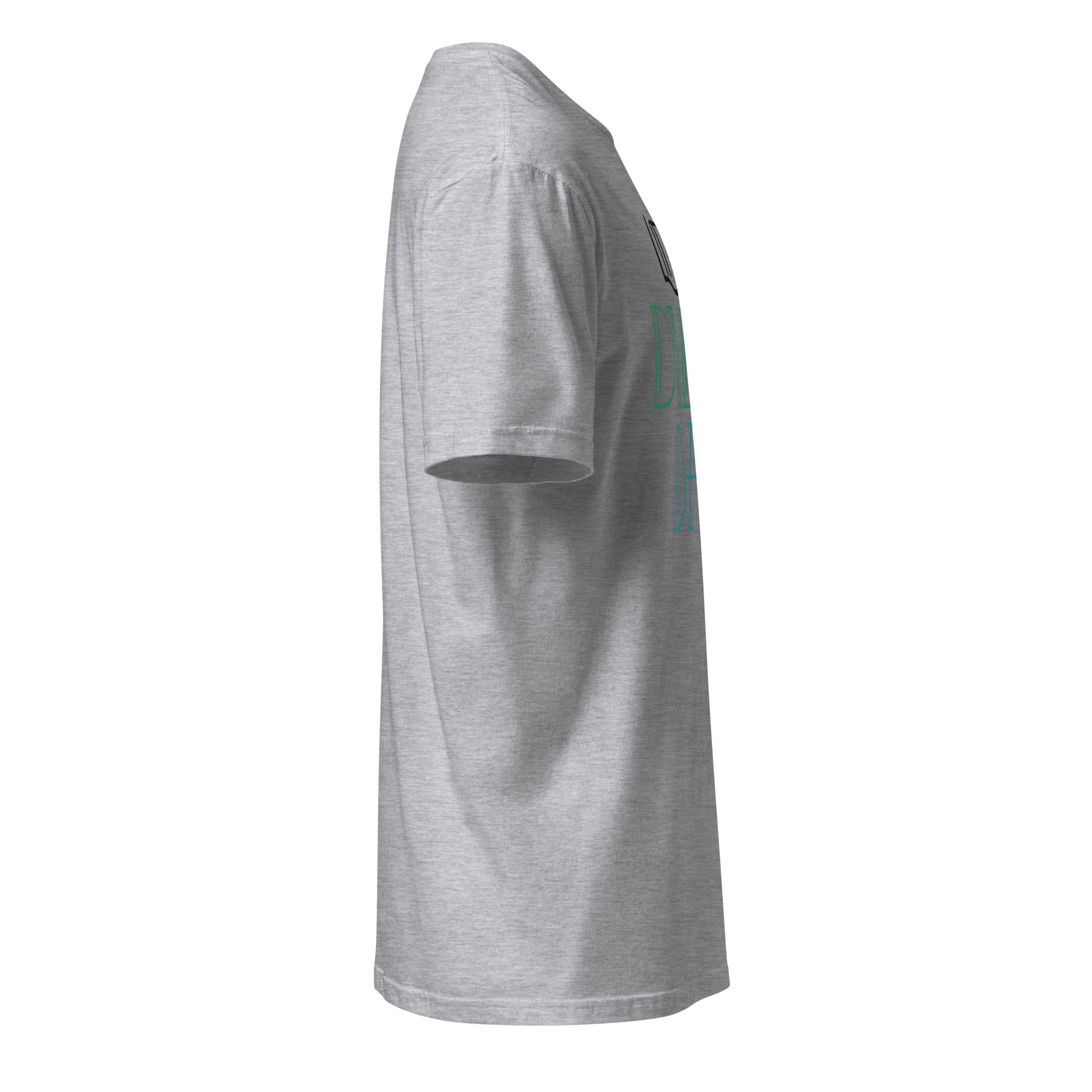 Sport Grey t-shirt right side on a white background