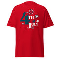 4th of July Fireworks T-Shirt with patriotic fireworks graphic for Independence Day