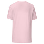 Plain Soft Pink t-shirt back on a white background