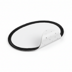 Want something a little different than the standard square/rectangle patch? This 3 1/2" x 2 1/2" oval sublimatable patch gives your design a clean, classic badge look—finished with a bold black border and a peel-and-stick adhesive backing for quick application (no sewing required).
The sublimation-ready surface is made for vibrant, full-color printing, so it’s perfect for logos, event patches, clubs, teams, reunions, and branded merch. Stick it on jackets, backpacks, hats, uniforms, or promo gear and you’ve