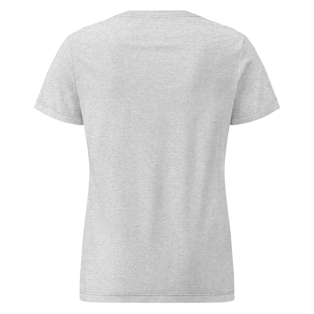 Plain Gray t-shirt back on a white background